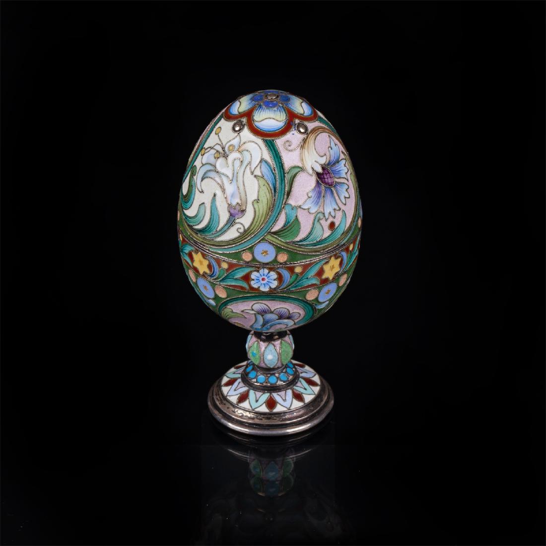 2 Russian beakers in the shape of an easter egg — image 2