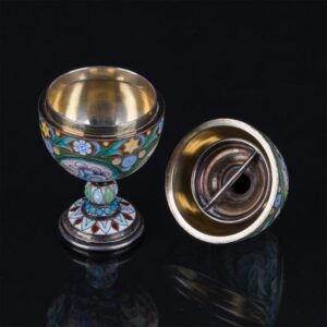 2 Russian beakers in the shape of an easter egg — image 3