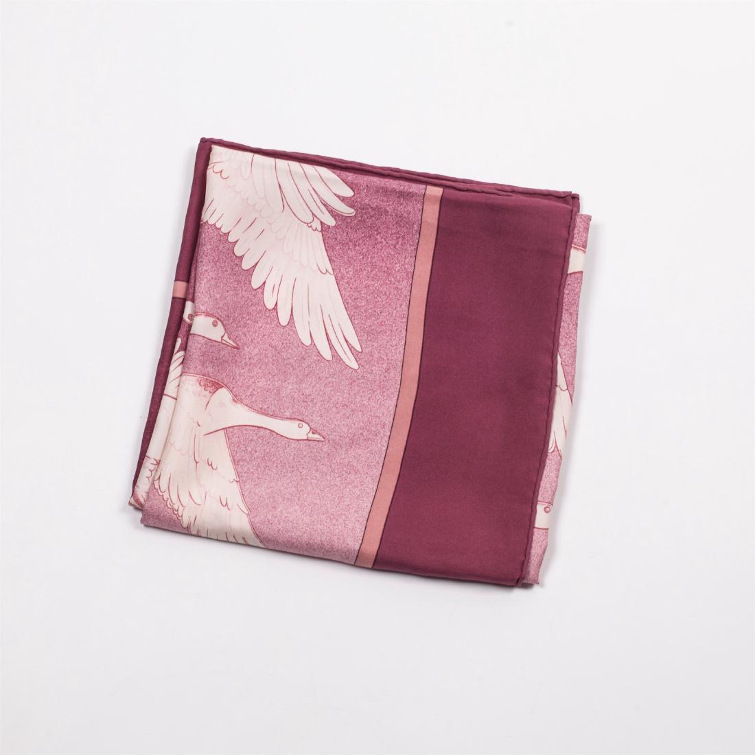 Hermes "Oiseaux migrateurs" silk scarf.1977 — image 2