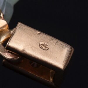 Jade pendant with gold and diamond 0.1 Ct. — image 3
