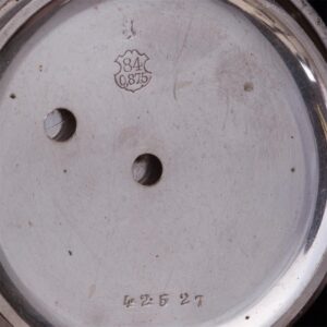 Russian silver-gilt, cavalry pocket watch "Pavel Bure" — image 8