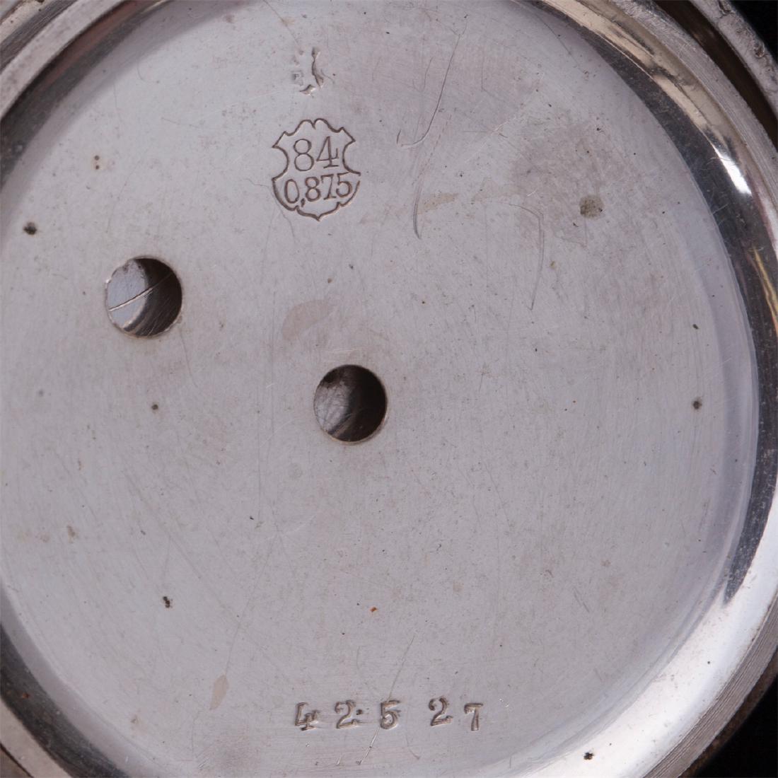 Russian silver-gilt, cavalry pocket watch "Pavel Bure" — image 8