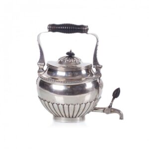 Russian silver tea kettle. Makers mark of Gustav — image 1