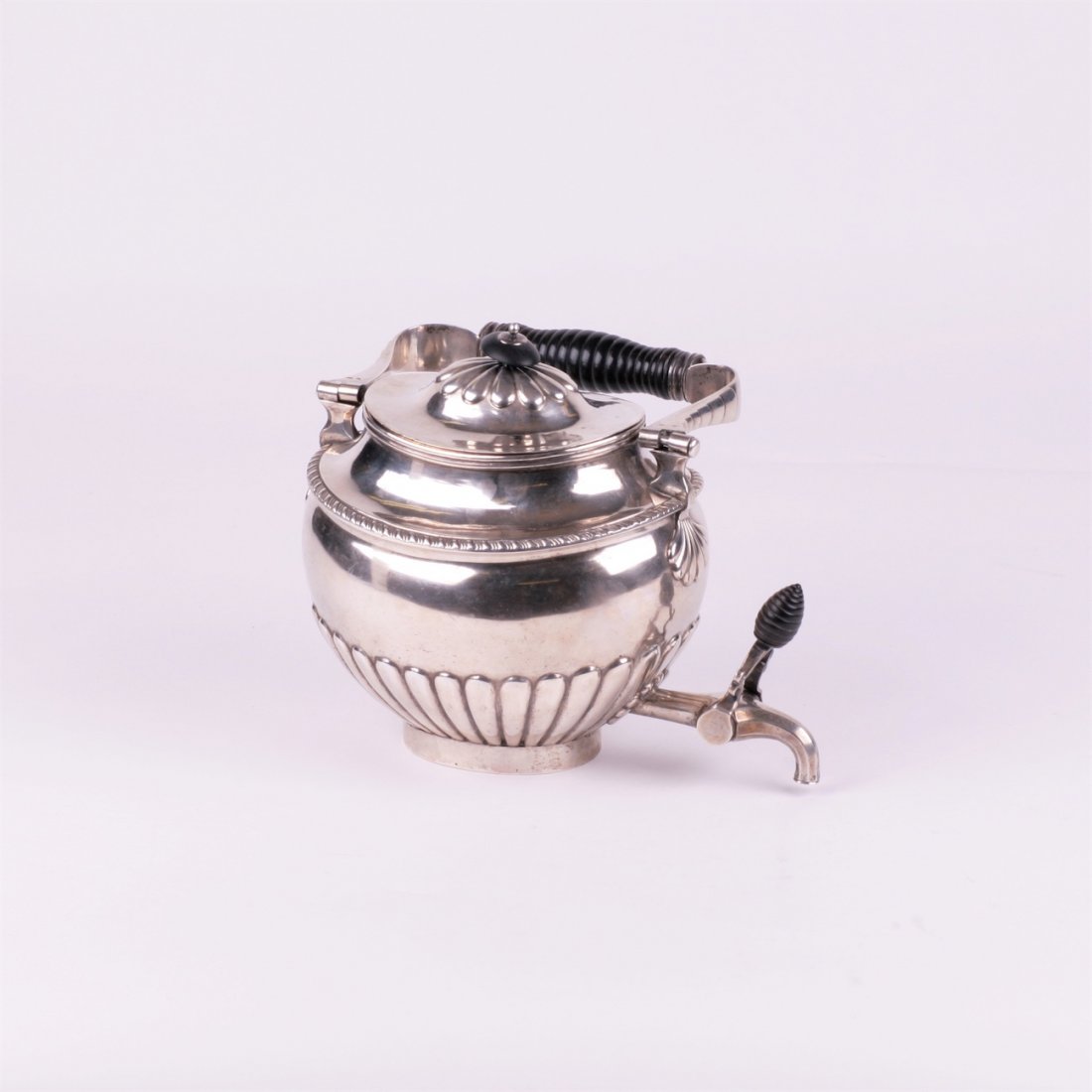 Russian silver tea kettle. Makers mark of Gustav — image 2