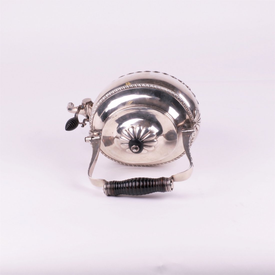 Russian silver tea kettle. Makers mark of Gustav — image 5