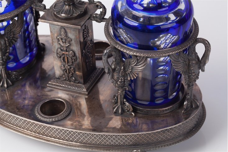 Silver cruet stand. France. Marked 950. — image 3