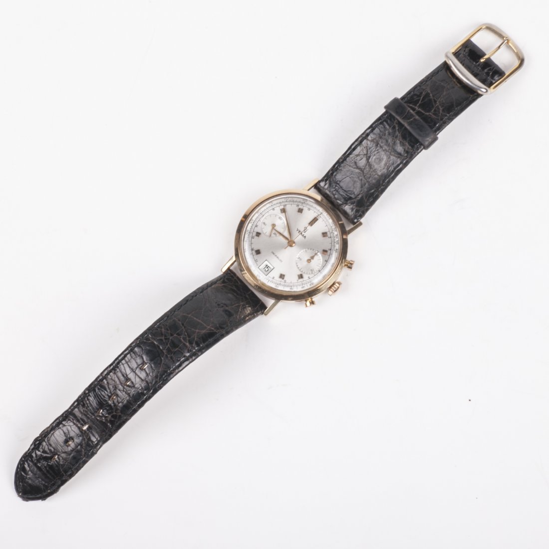 Yema 18K gold men's chronograph wristwatch with — image 2