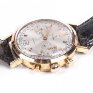Yema 18K gold men's chronograph wristwatch with — image 3