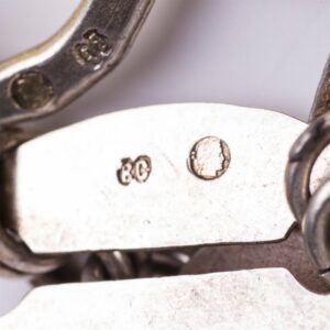 Engraved silver priest cross on a chain — image 6