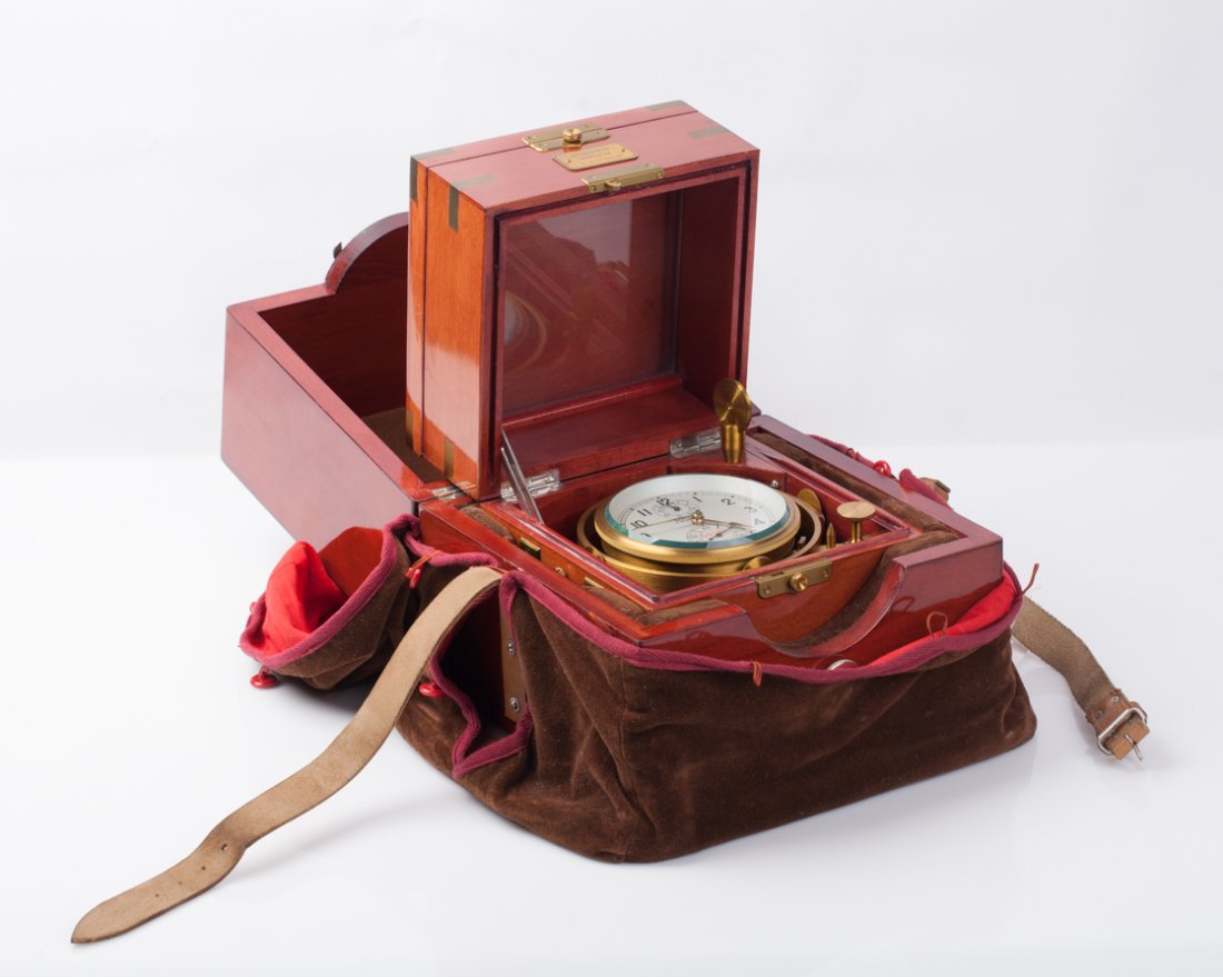 Soviet marine chronometer "Polet". — image 1