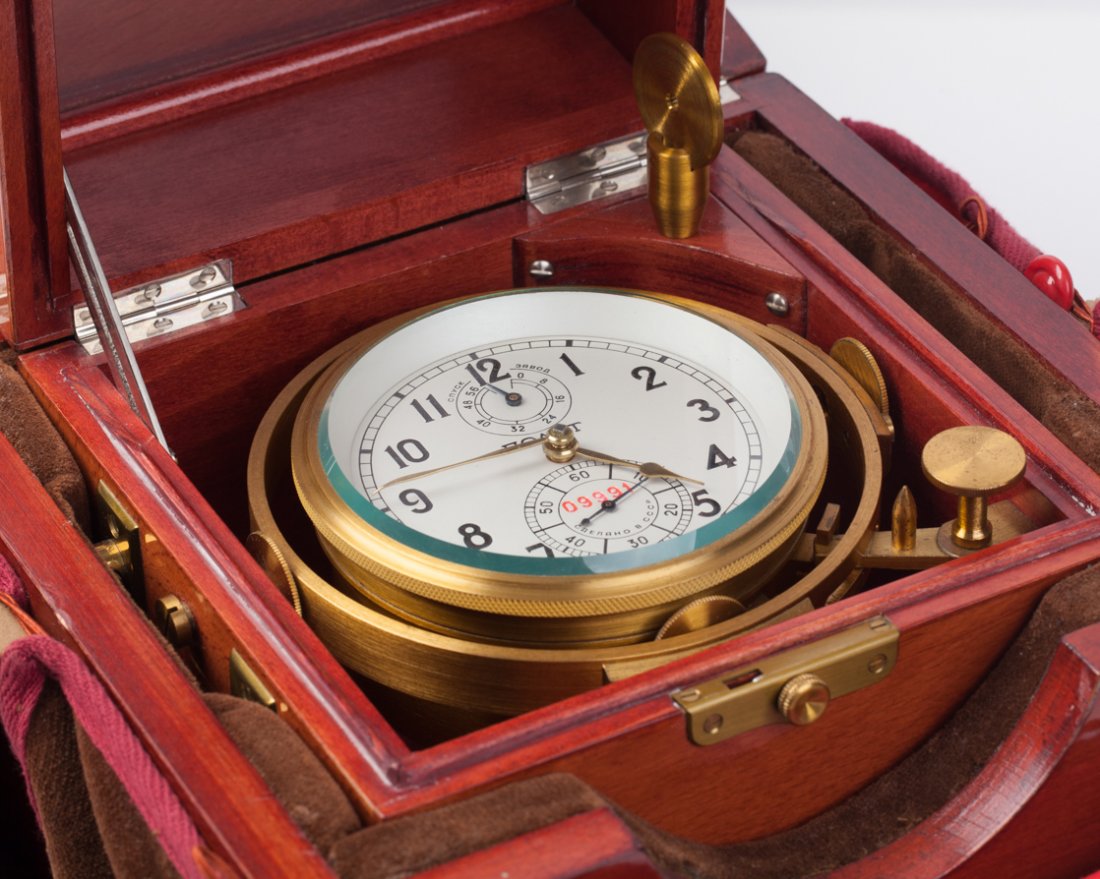 Soviet marine chronometer "Polet". — image 6