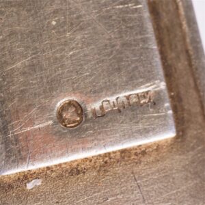 Engraved silver priest cross on a chain — image 3