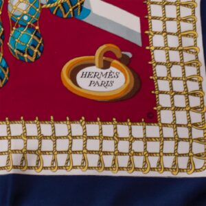 Hermès "Les raisins de la mer" silk scarf. 1967 — image 3