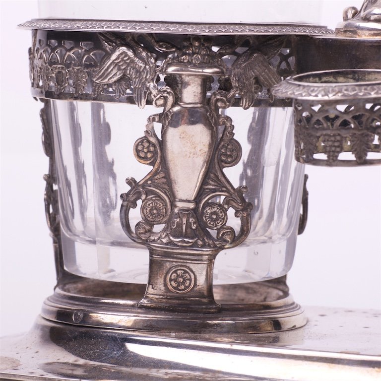 Silver cruet stand. France. Marked 950. — image 4