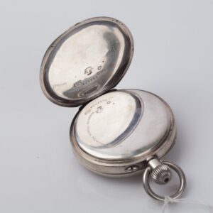 Ulysse Nardin silver marine chronometer pocket watch. — image 4