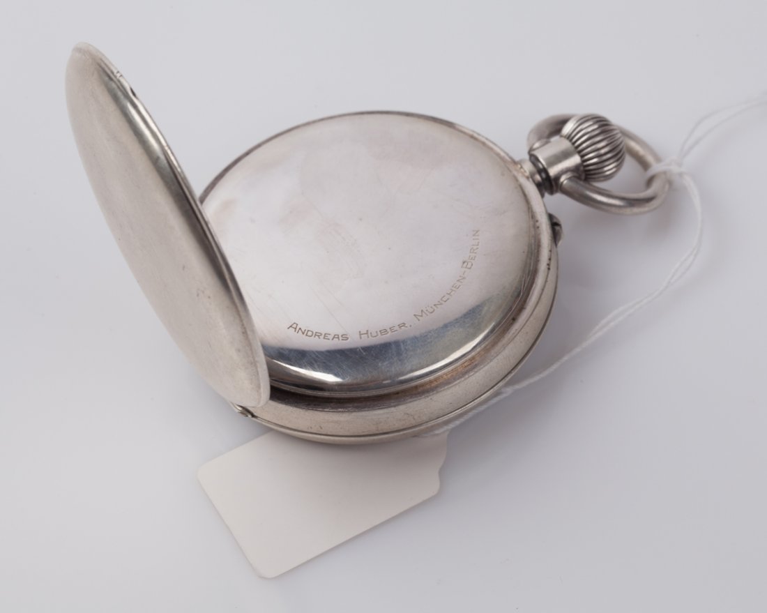 Ulysse Nardin silver marine chronometer pocket watch. — image 5