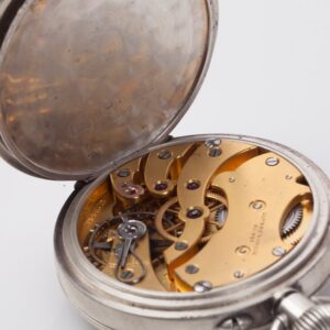 Ulysse Nardin silver marine chronometer pocket watch. — image 7