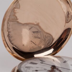 Gold Chronograph Quarter Repeater Pocket Watch — image 3