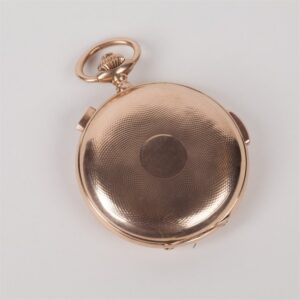 Gold Chronograph Quarter Repeater Pocket Watch — image 7