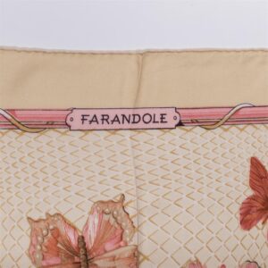 Hermes "Farandoles" silk scarf, Author Caty Latham. — image 4