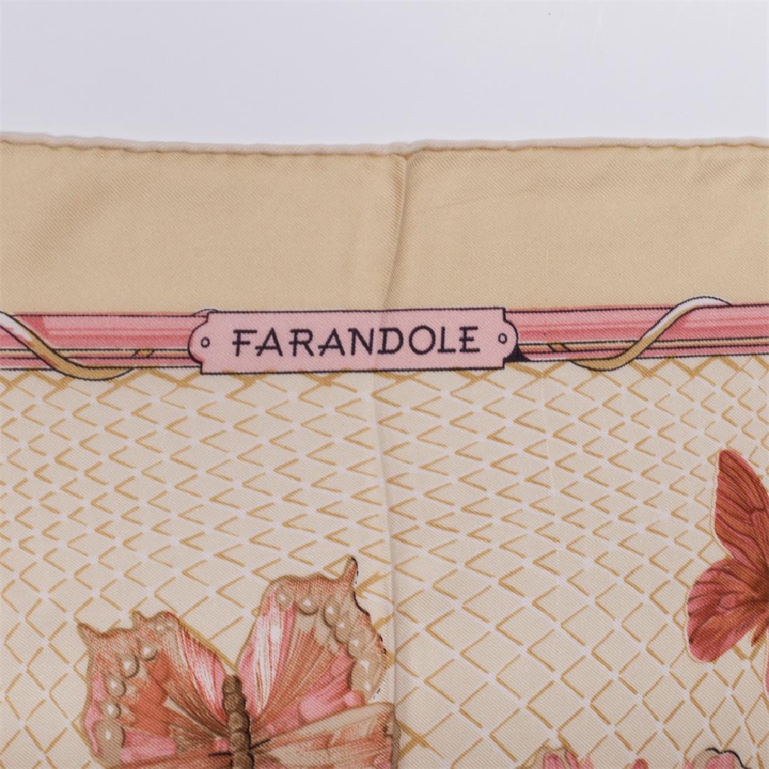 Hermes "Farandoles" silk scarf, Author Caty Latham. — image 4