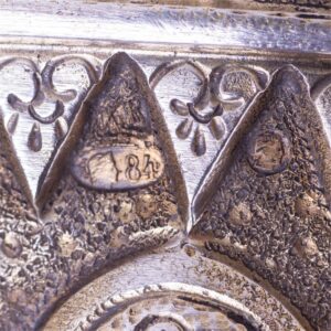 Massive Russian bysantine style silver-gilt lampada — image 4