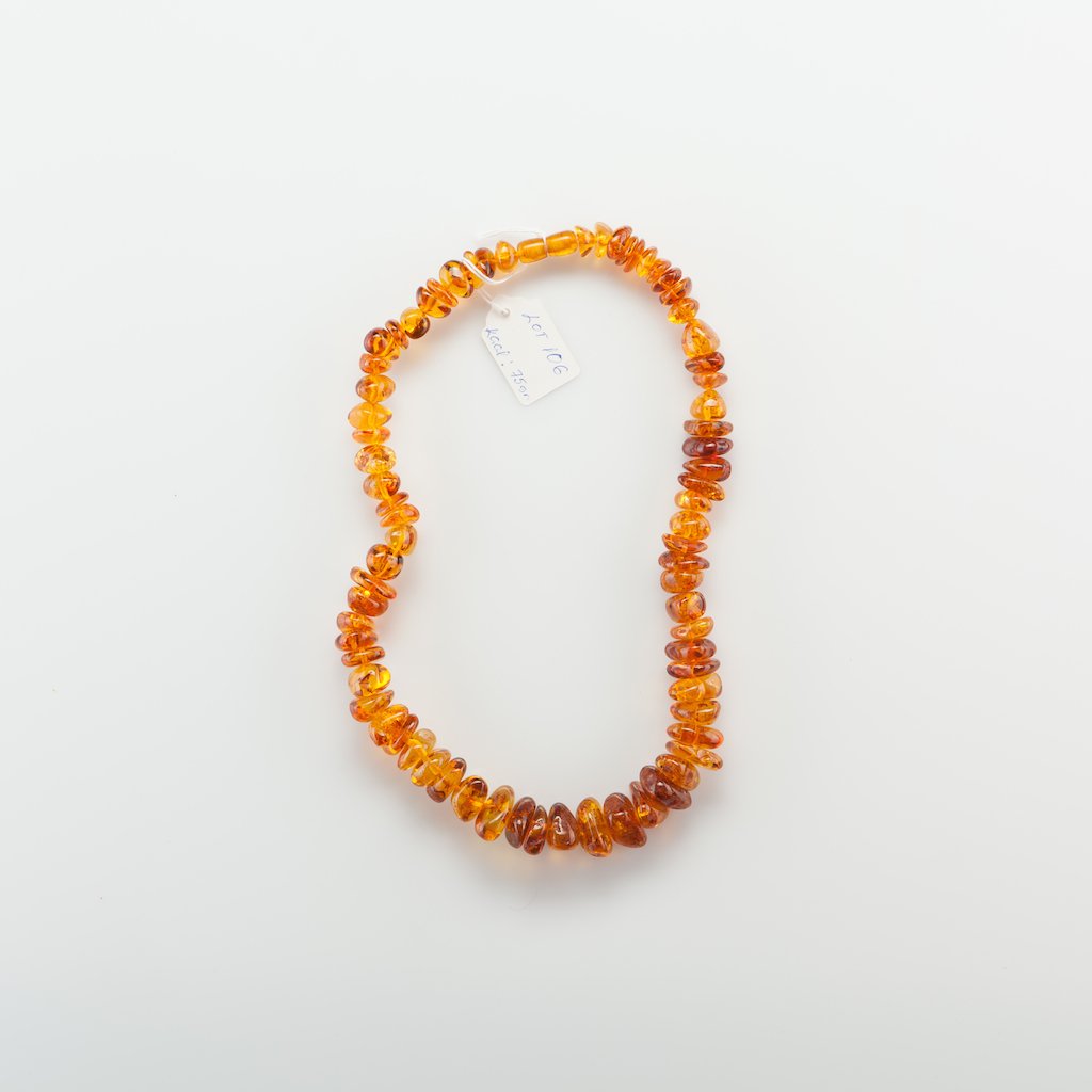 Natural Old Baltic Amber Necklace. — image 1