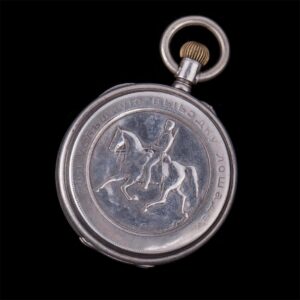 Russian Imperial silver pocket watch Pavel Bure — image 1