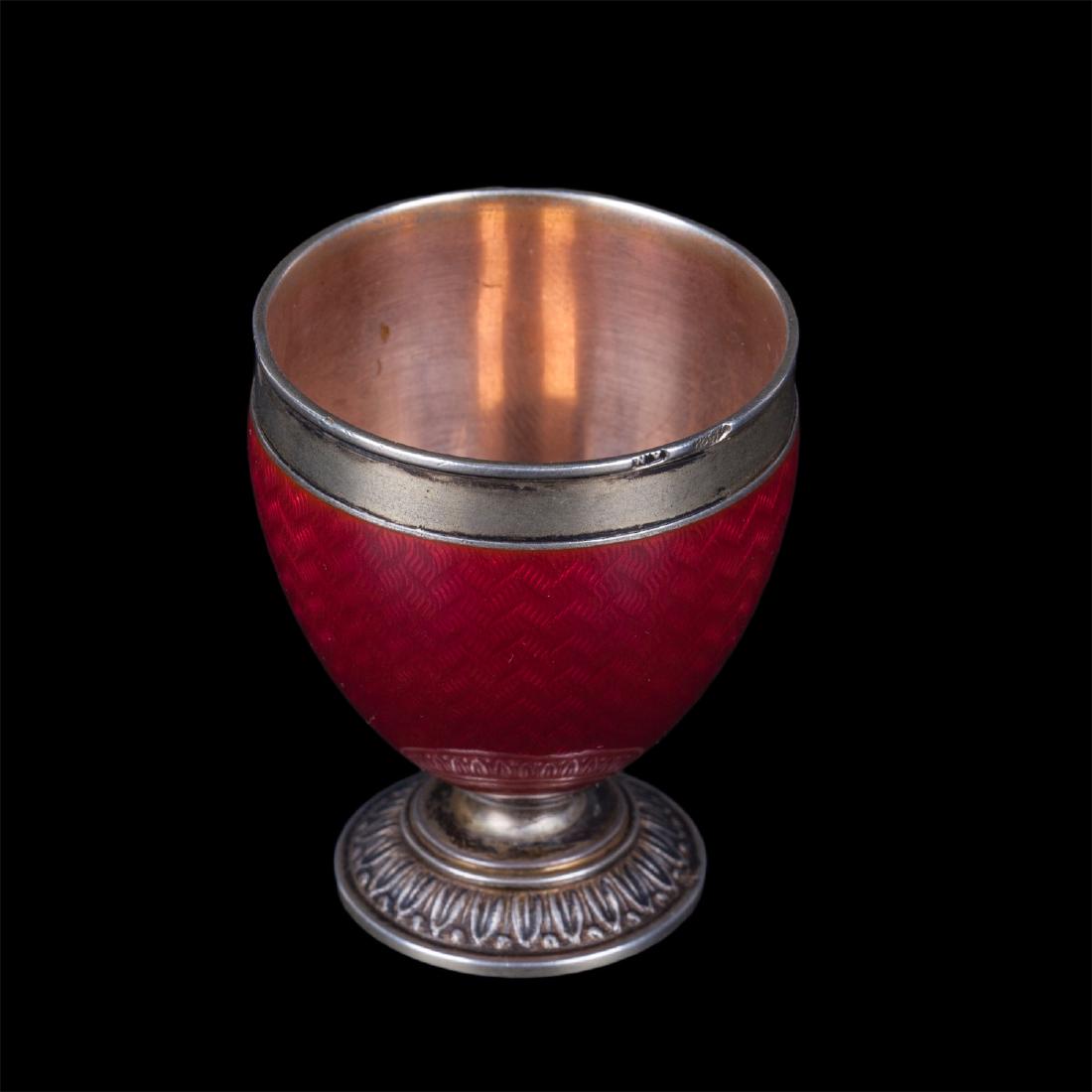 Russian silver-gilt beaker-egg by Nevalainen — image 2