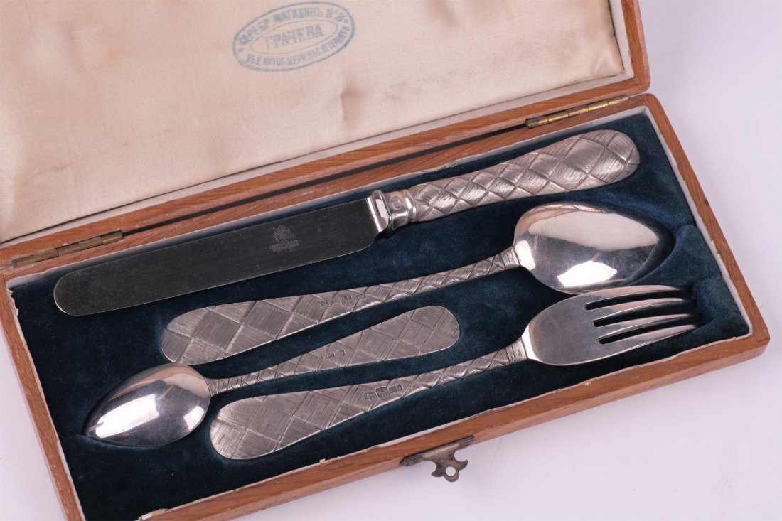 Silver set "Egoist".Trade shop of Grachev. — image 4