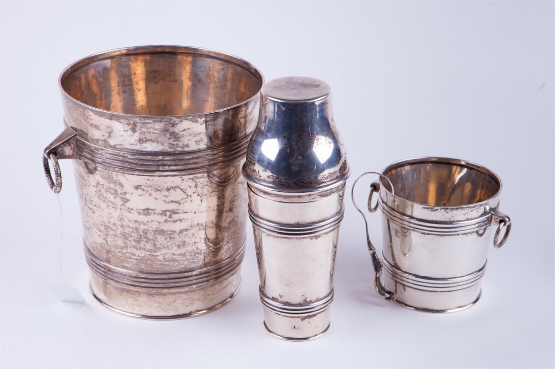 Silver set for barmen. 900 proof. Chile. — image 2