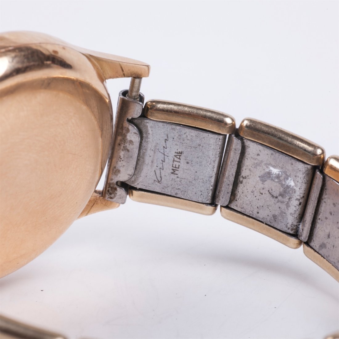 "Suisse" 18K gold men's chronograph wristwatch — image 4