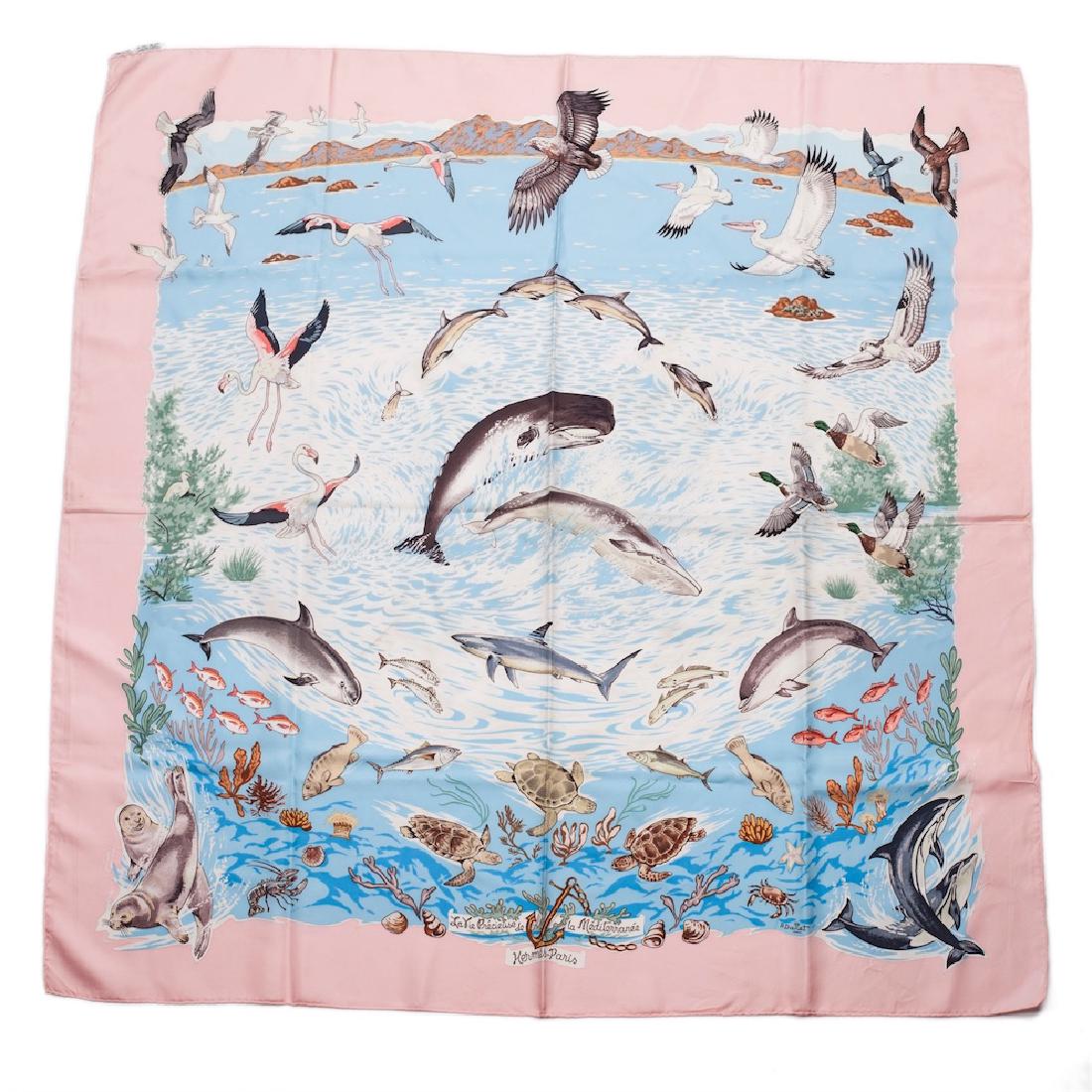 Hermès "La vie précieuse de la méditerranée" silk — image 1