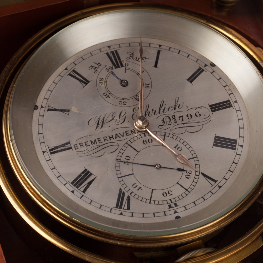 Marine deck chronometer W.G.Ehrlich. — image 5