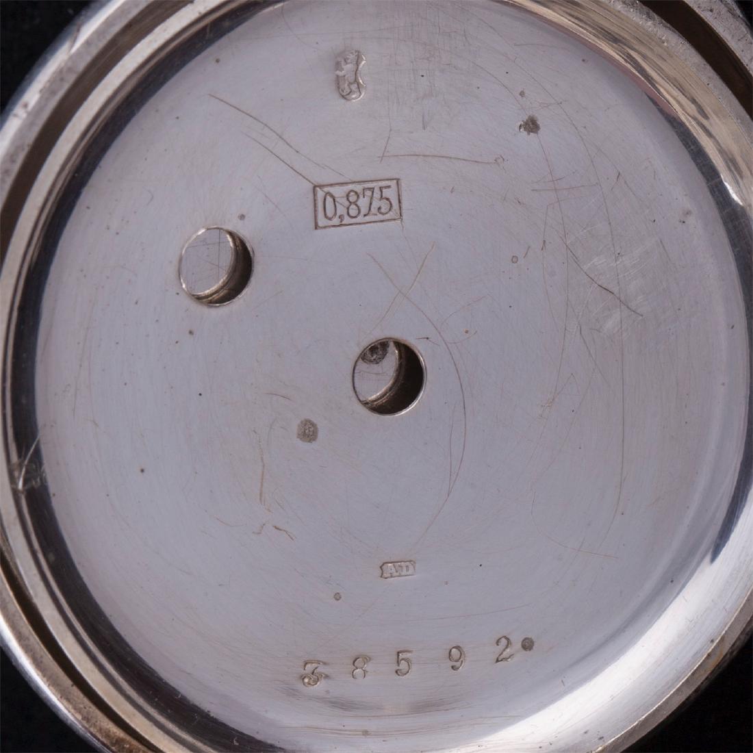Russian engraved silver prize pocket watch "Pavel — image 9