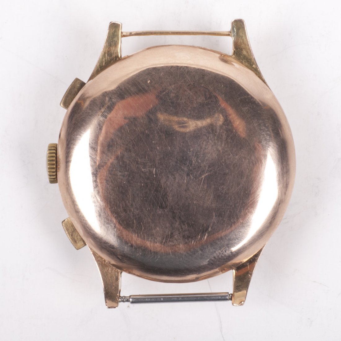 "Suisse" 18K gold men's chronograph wristwatch — image 2