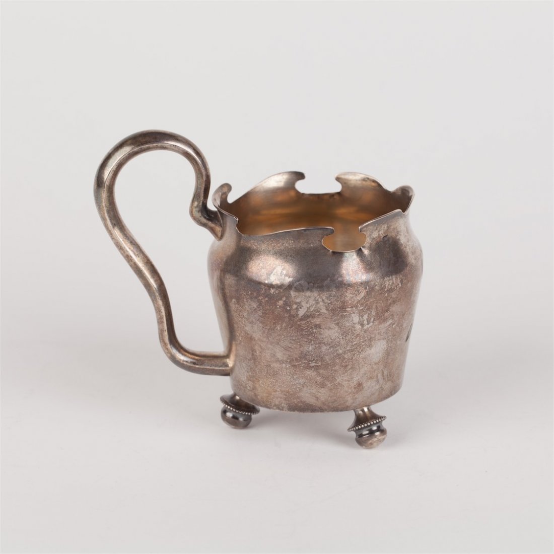 Teaglass holder in "art nouveau" style. Moscow, — image 2