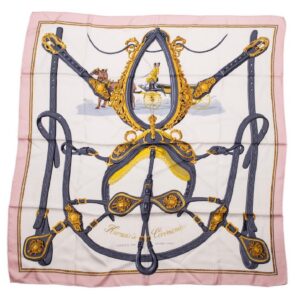 Hermes "Harnais de cérémonie" silk scarf,Hugo — image 1