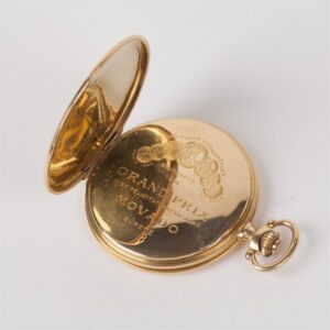 Movado gold pocket watch. — image 4