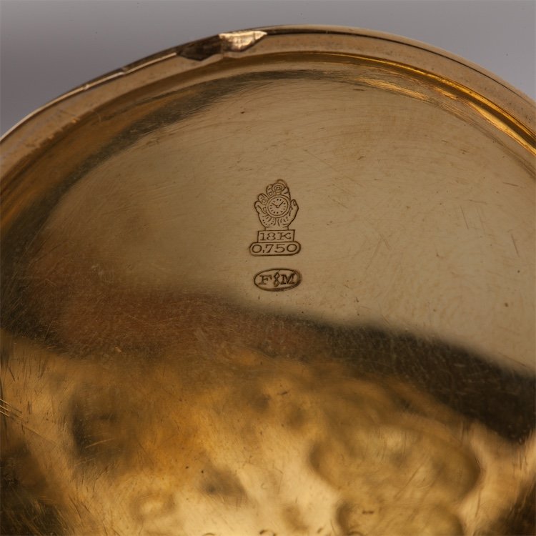 Movado gold pocket watch. — image 5