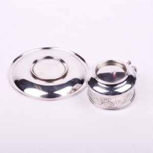 Silver the saucer with the cup. French. — image 4