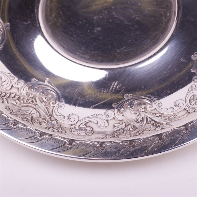 Silver the saucer with the cup. French. — image 7
