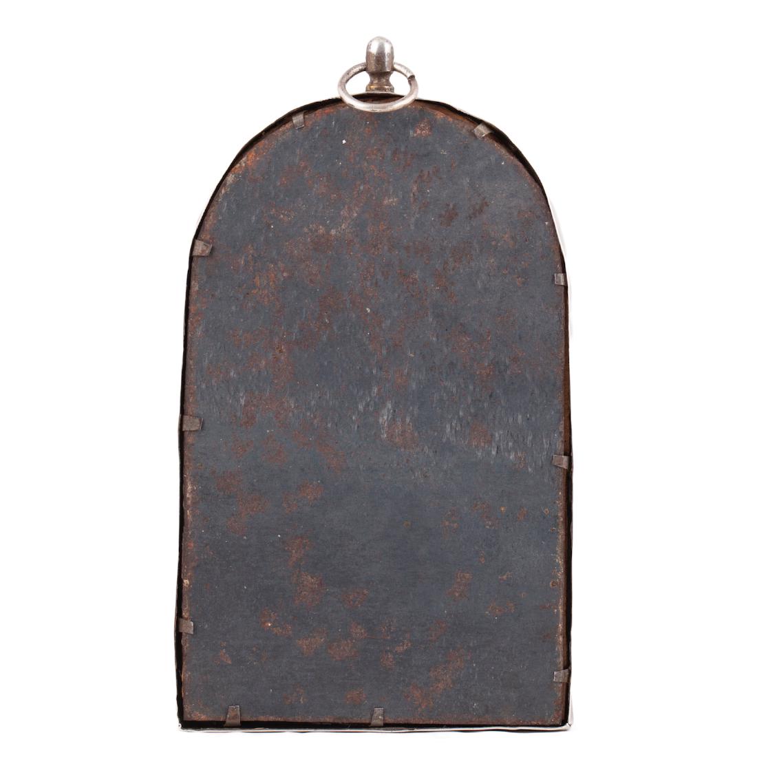 Travel icon of Saint Spiridon in silver riza — image 3