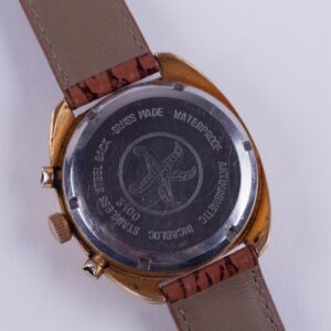 Dreffa Rectangular calendar chronograph wristwatch — image 2