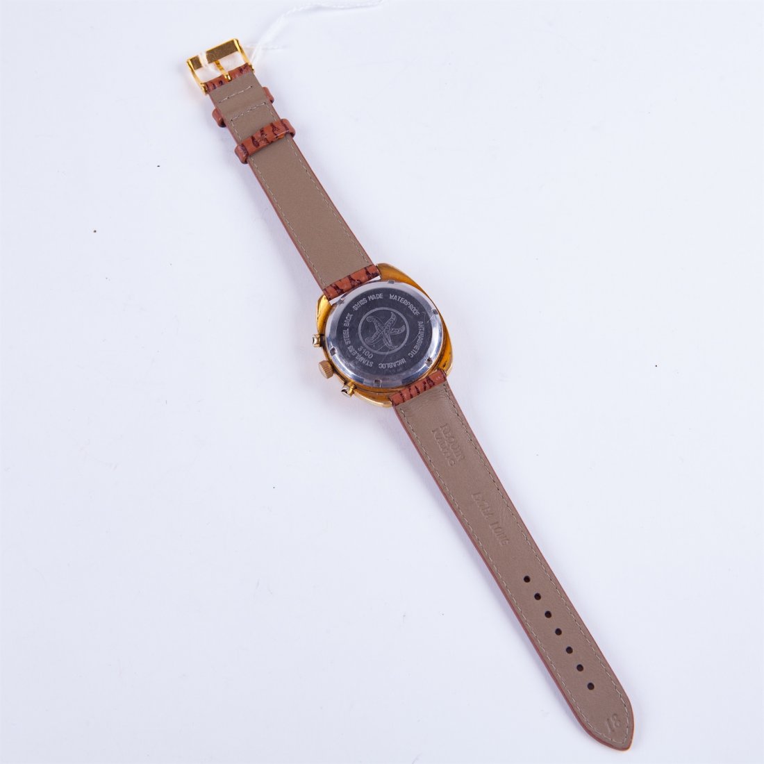 Dreffa Rectangular calendar chronograph wristwatch — image 4