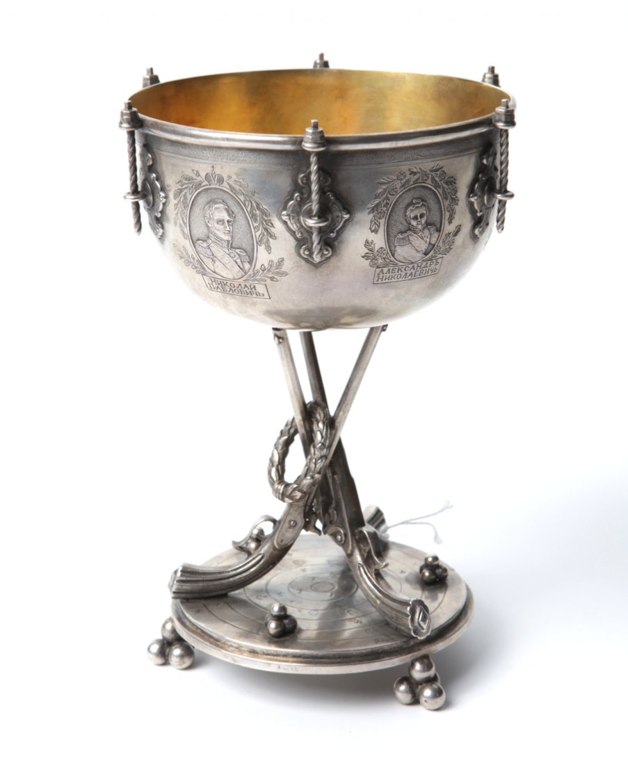 Russian Imperial silver goblet. — image 2