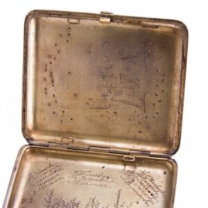 Russian silver and picturesque enamel cigarrete case — image 6