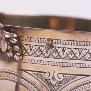 Silver the saucer with the cup. French, — image 5