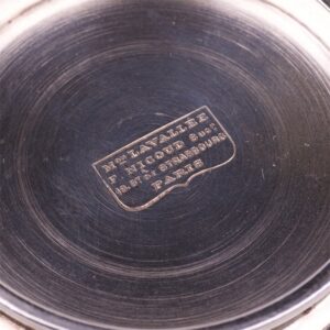 Silver the saucer with the cup. French, — image 6