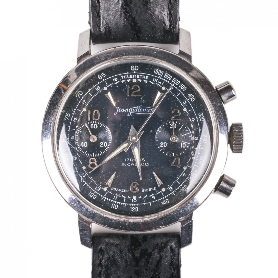 "Jean Guillemin" chronograph wristwatch — image 1